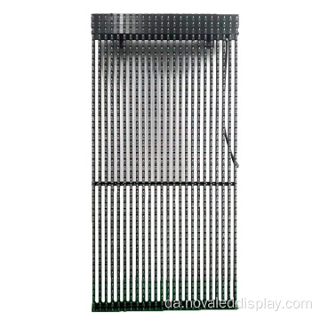 Glas Led Transparent Curtain Window Facade Display Screen